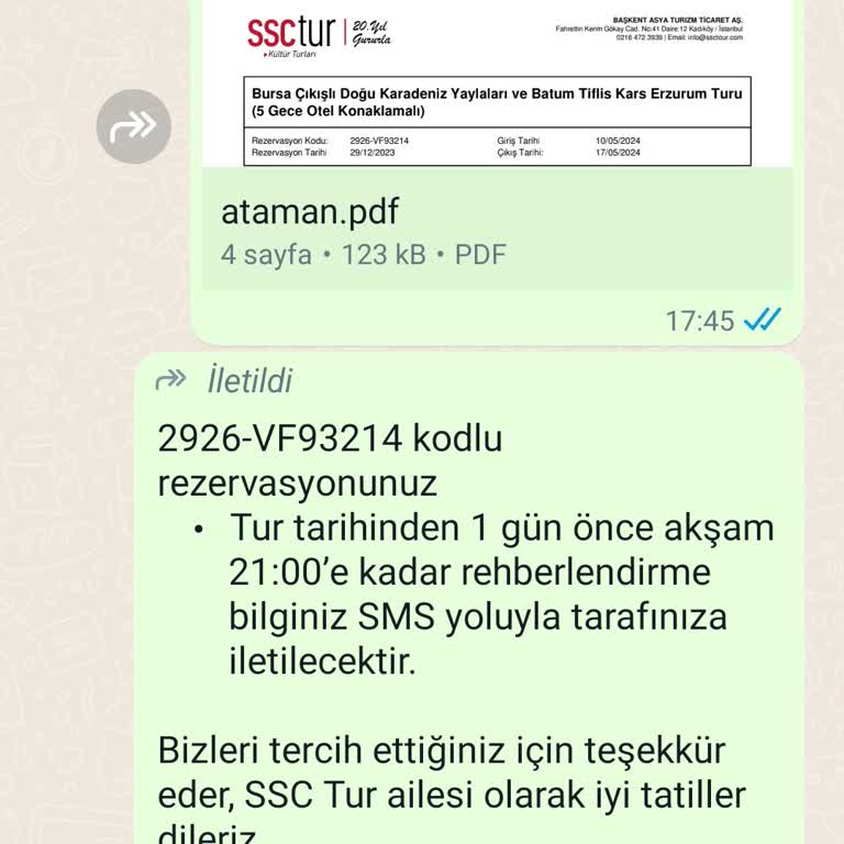 SSC Tur Hakkında Şikayetim Var