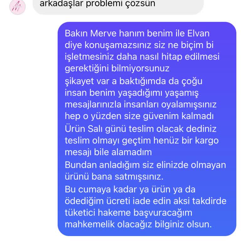 By Merve Kaya Ürünüm Nerede? İki Haftadır Bekliyorum!
