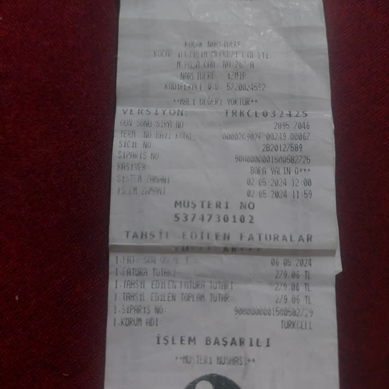 Koçak İletişim Yanlış Numaraya Ödeme Yapıldı!