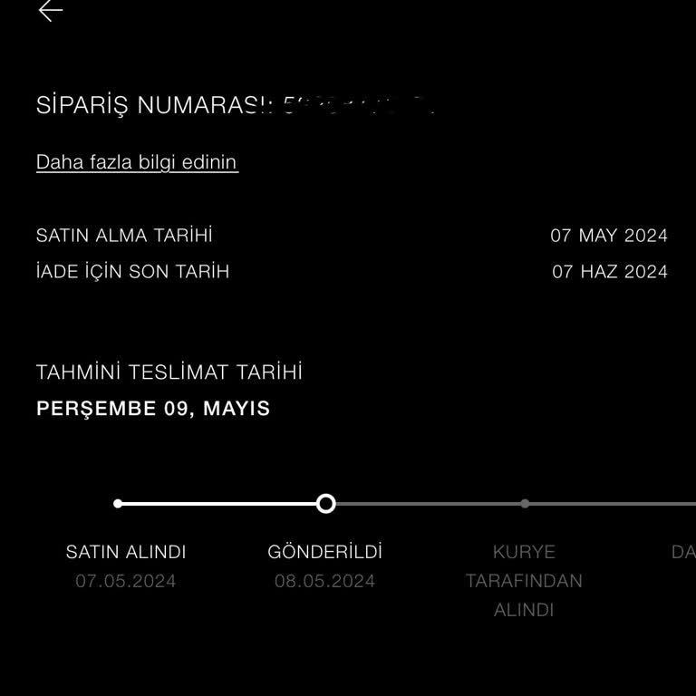 Zara Online Kargo Sorunu