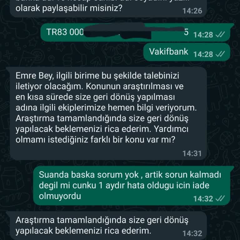 Mavi MAVİ'den 2 Aydır İade Alamıyorum
