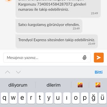 Trendyol La Gabya Adlı Satıcıdan Ürün Gönderilmedi