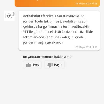 Trendyol La Gabya Adlı Satıcıdan Ürün Gönderilmedi