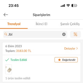 JBL Kulaklığımın Teki Kayboldu