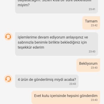 Trendyol Canlı Destek Sorunu