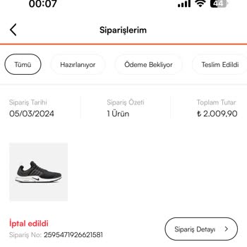 Barçın Spor Kendi Kafalarına Göre Sipariş İptali Aman Sizde Yanmayın