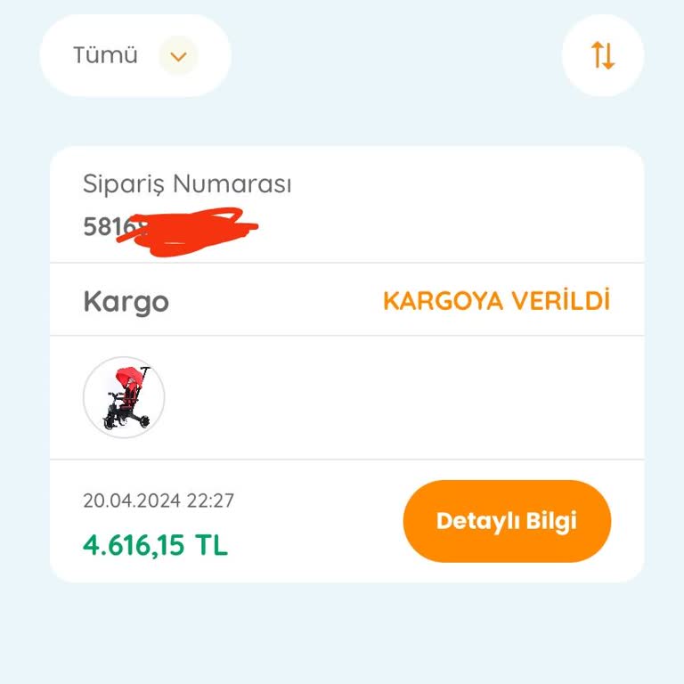 Ebebek Ve 20 Gündür Gelmeyen Kargo