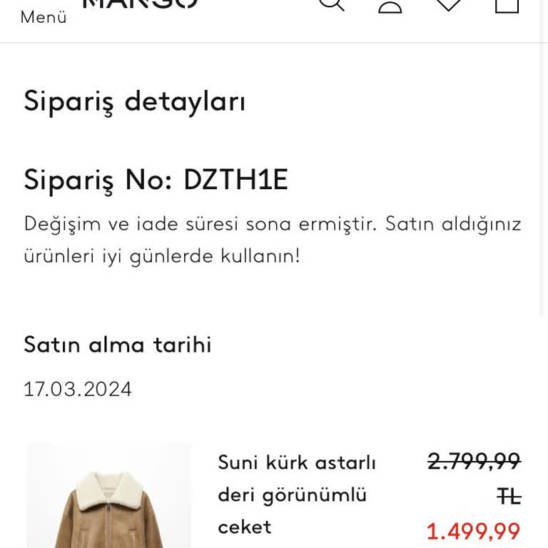Mango İade Ücretinin Yatmaması