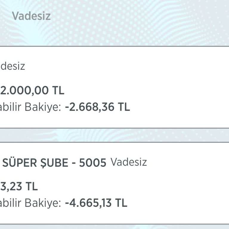 Ziraat Bankası Ziraat Eksi Bakiye