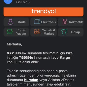 Mango İade Sürecinde Kaybolan Ürün Ve Ücret İadesi