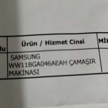 Samsung Çamaşır Makinesi Paslanma