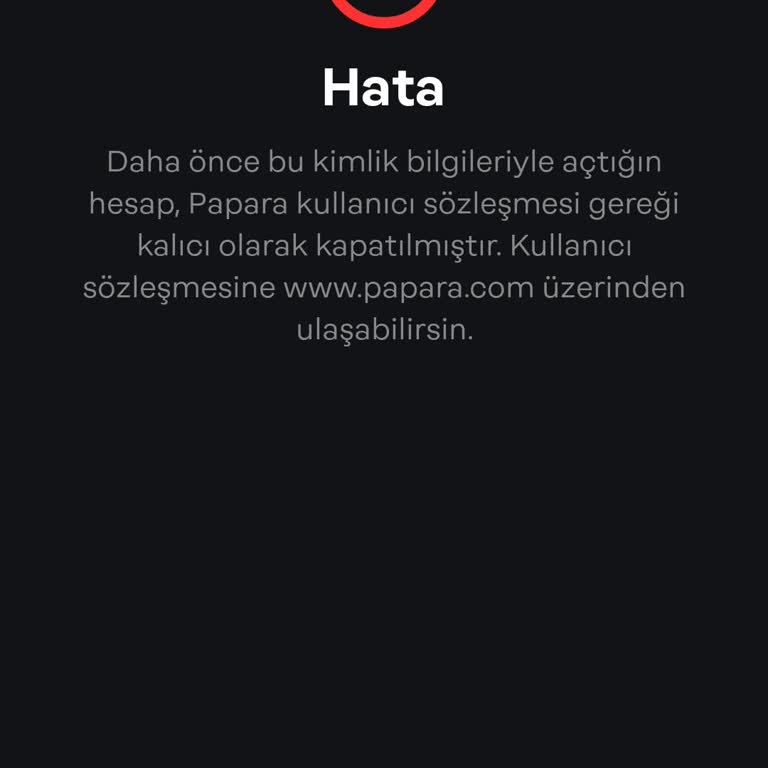 Papara Uygulaması Kullanıcıya Özeleştirin