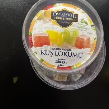 BİM Osmanoğlu Türk Lokumundan Sarı Plastik Çıktı!