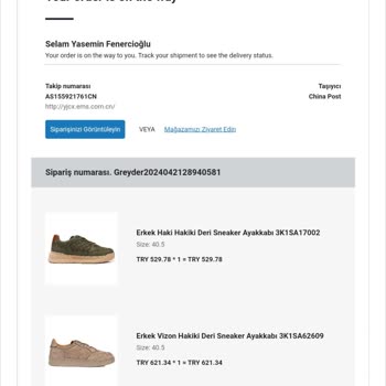 Greyder Vip Sahte Satış Sitesi