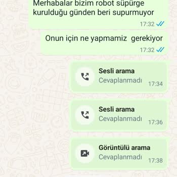 PHILIPS Ev Aletleri Philips 7000 Seri Robot Süpürgem Aldığımdan Beri Arızalı