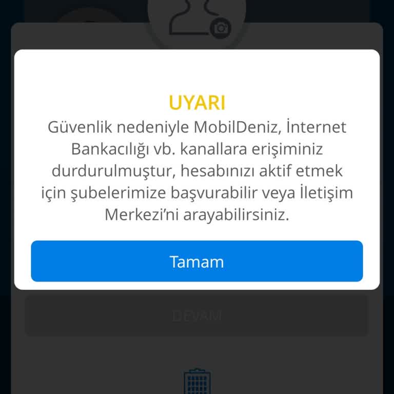 Denizbank Mobil Bankacılık Erişim Ve EFT Sorunu