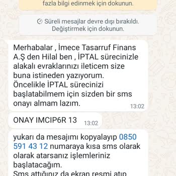 İmece Tasarruf 3 Yıldır Paramı Vermiyor.