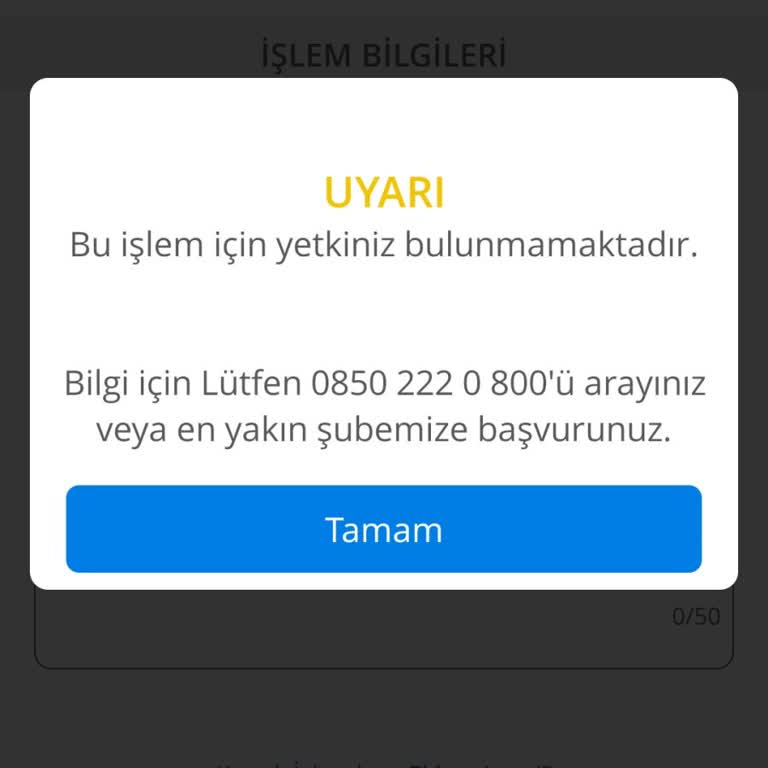 Denizbank Lira Ve Yetki İşlemleri