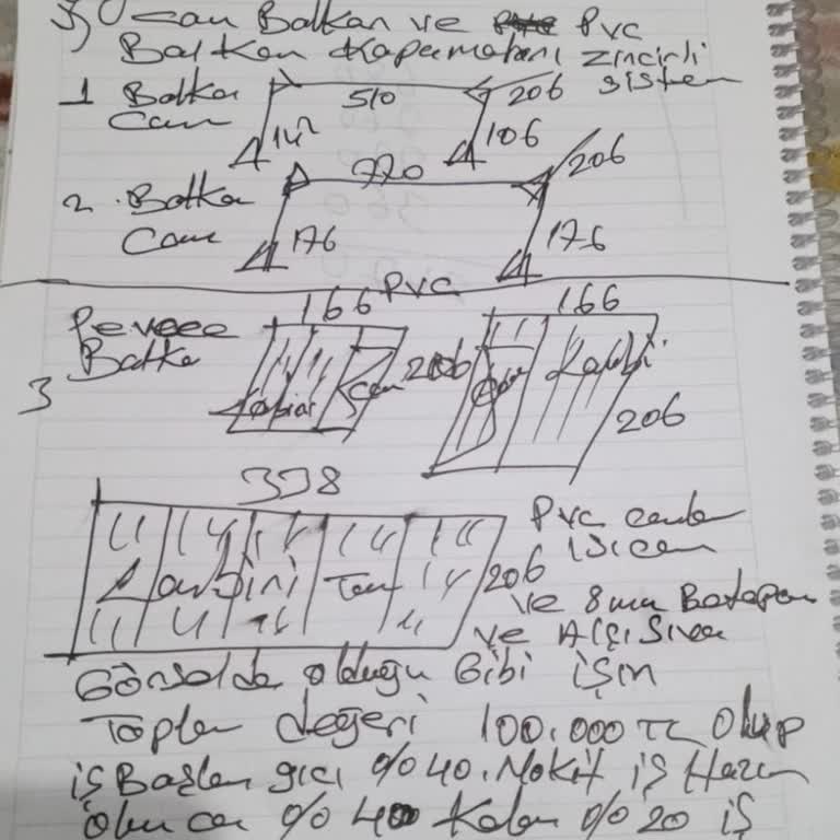 Mersin Bayındır Pen'in (a. B) Cam Balkon Eksik İşi