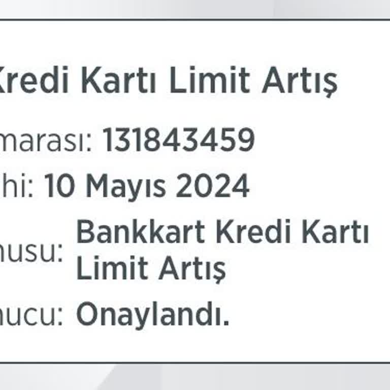 Ziraat Bankası Kredi Kartı Artışı Onaylandı Fakat Kartıma Yansımadı