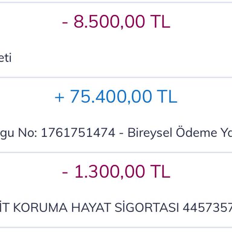 QNB Hesabımdan Yapılan Rahat Paket Ve Sigorta Kesintisi