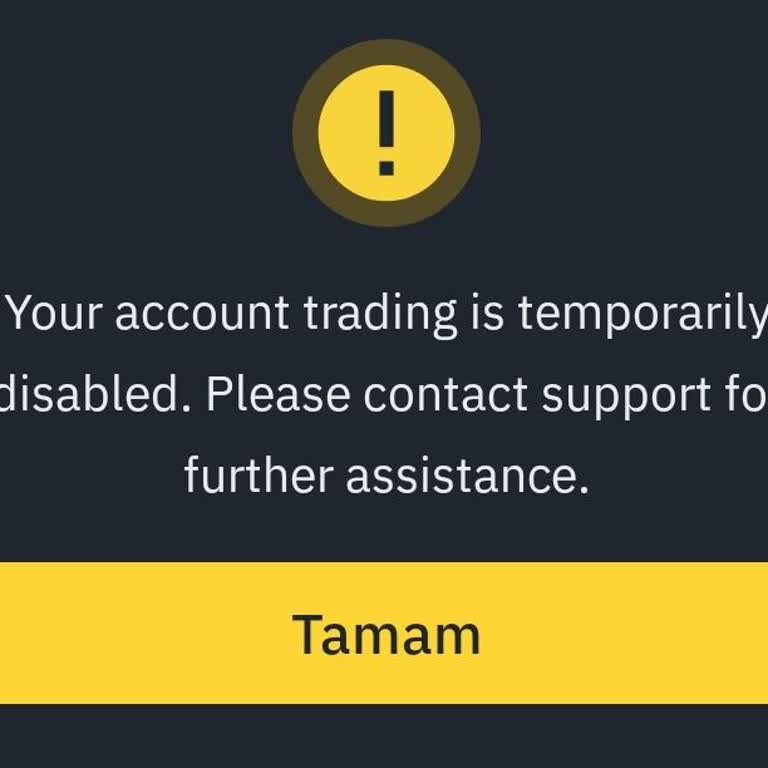 Binance Haksız Bloke Ve Blokenin Açılmaması