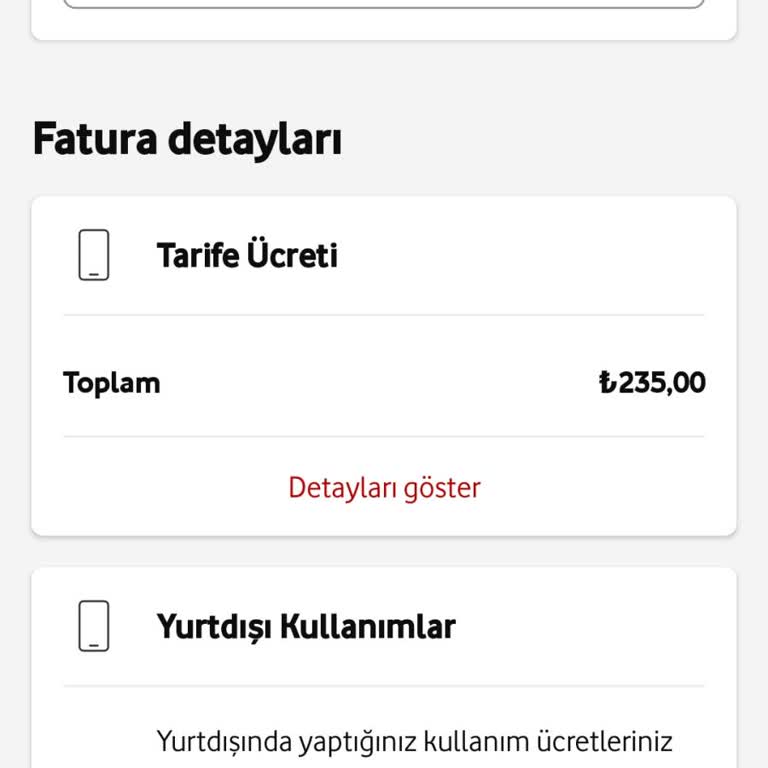 Vodafone'un Bana Yaşattıkları