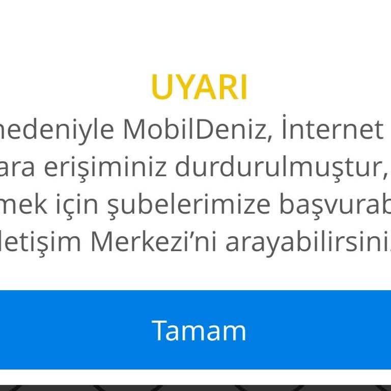 Denizbank Hesabıma Erişemiyorum Güvenlik Nedeniyle Bu Nasıl Bir Banka Böyle