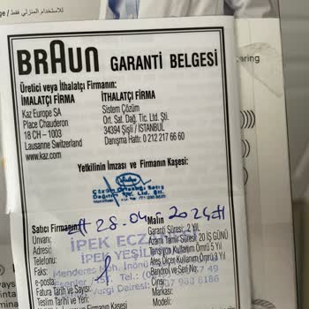 Braun Yanlış Ateş Ölçüyor
