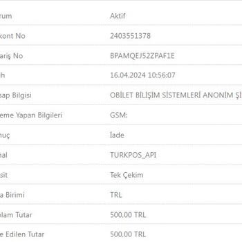VakıfBank Kredi Kartı İadesi!