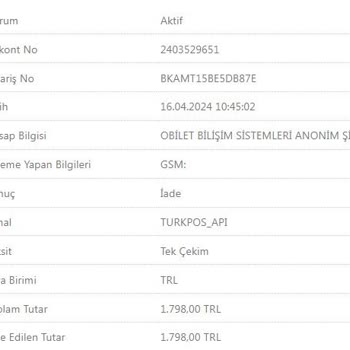 VakıfBank Kredi Kartı İadesi!