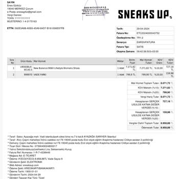 Sneaksup.com Adlı Sitenin Ürün İade Problemi
