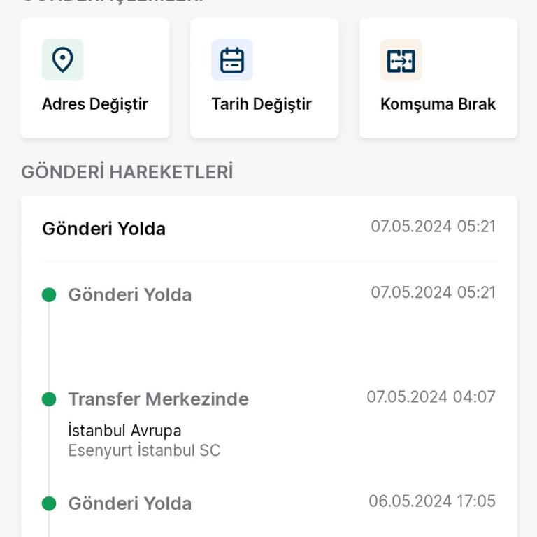 Trendyol Exspres Kargo Gecikmesi Ve İletişimsizlikleri