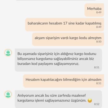 Dolap Uygulaması Hesap Kapatılması