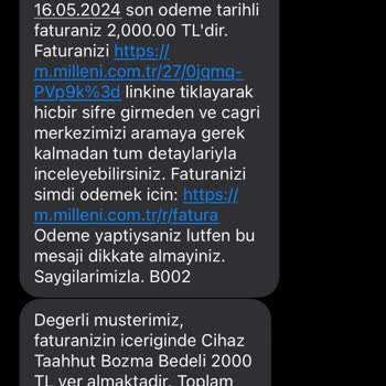 Millenicom İade Ettiğim Modemin Parasını Bana Ödetecekler