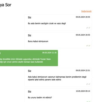 Çiçek Sepeti Doğru Görsel Sunmuyor!
