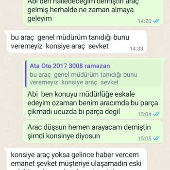 Peugeot Ankara'daki Bayiden Araç Alımında Eksik Parça Sorunu