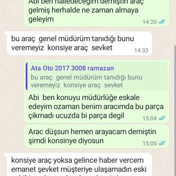 Peugeot Ankara'daki Bayiden Araç Alımında Eksik Parça Sorunu