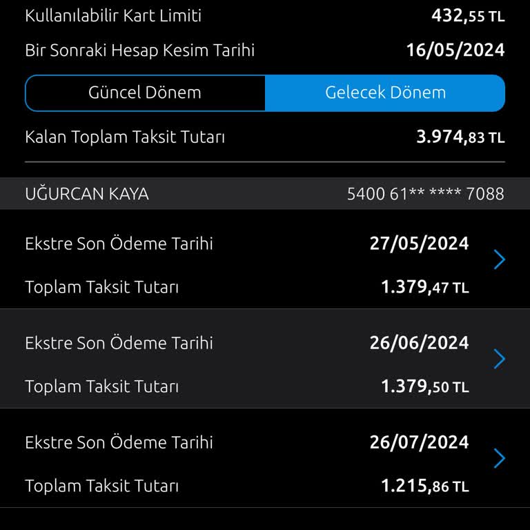 Yapı Kredi Bankası Taksit Erteleme Sonrası Güncellenmeyen Borç Durumu