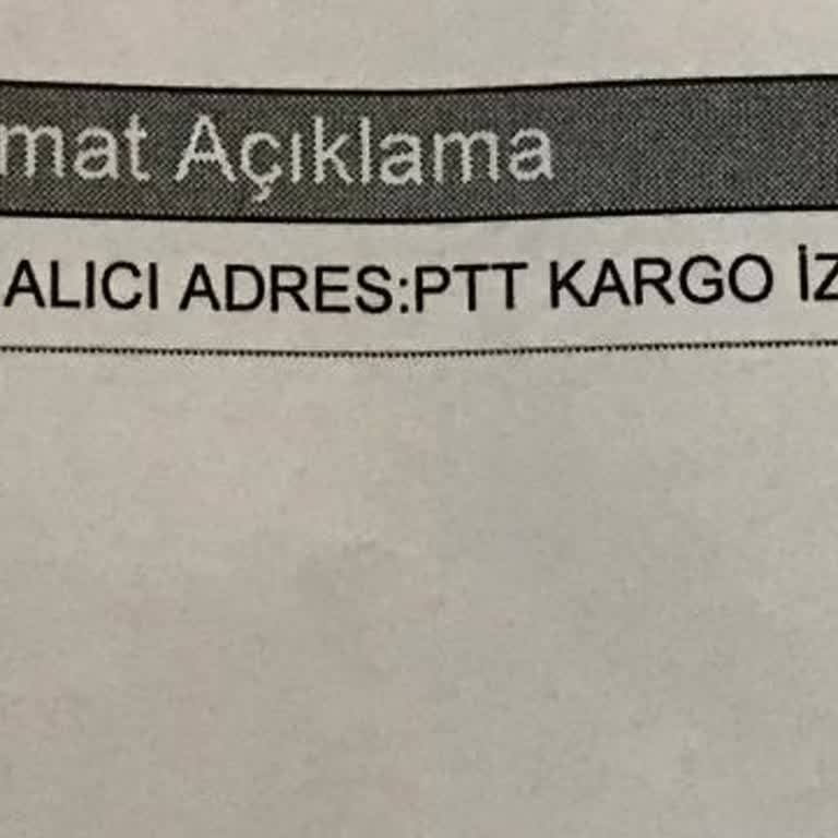 PTT Kargo İlgisizliği