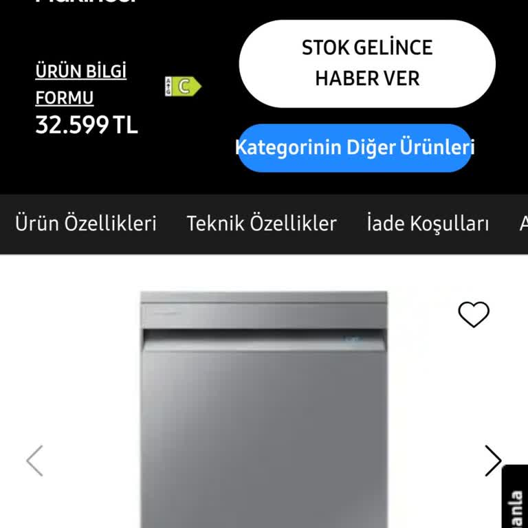 Samsung Bulaşık Makinesi Yıkamıyor!