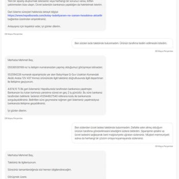 Hepsiburada'nın Sipariş Verdiğim Ürünü Göndermemesi