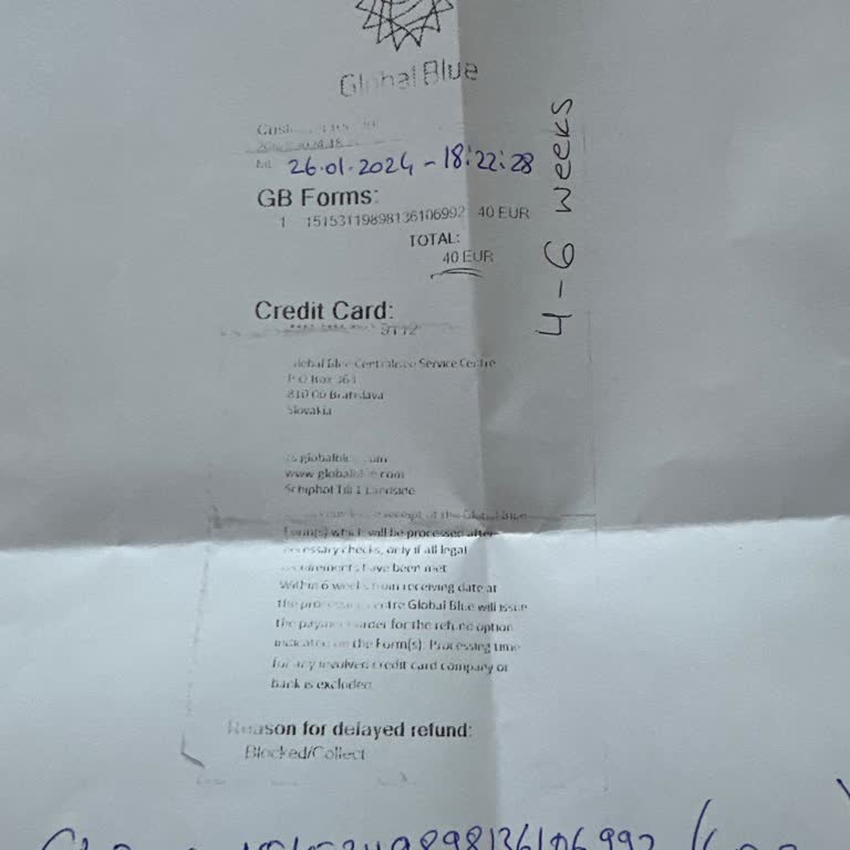 Global Blue Vergi İademi Yatırmıyor