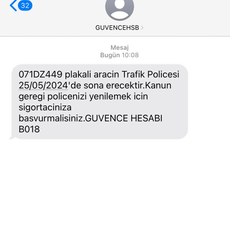 Güvence Hesabı Güvencehsb Den Adıma Kayıtlı Olmayan Araç İçin Trafik Poliçesi