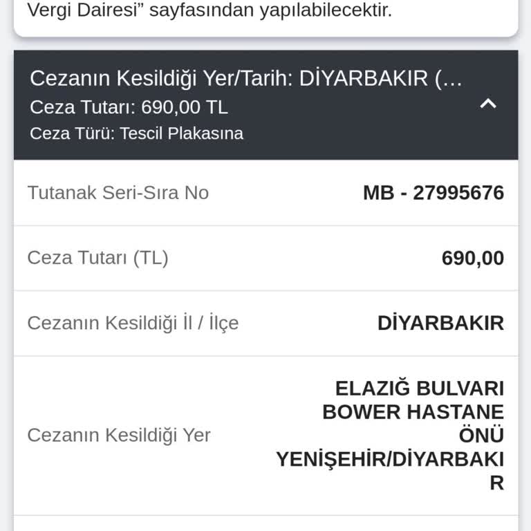 Bower Hastanesi Otopark İçin Valeye Teslim Edilen Araca Ceza!