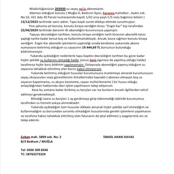 Muğla Büyükşehir Belediyesi MUSKİ İhmalleri Ve Mağduriyet