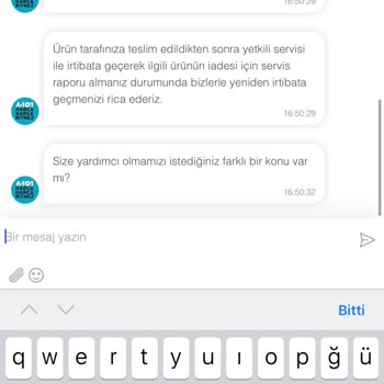A101 Online Alışverişte Yaşadığım Sorun