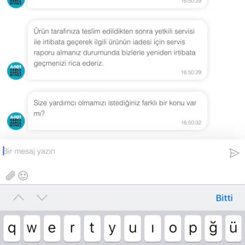 A101 Online Alışverişte Yaşadığım Sorun