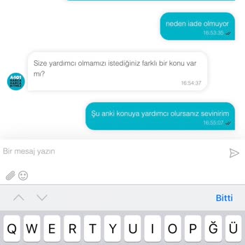 A101 Online Alışverişte Yaşadığım Sorun