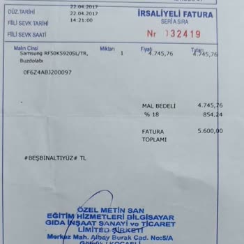 Samsung Buzdolabı Motor Garantisi Ve Ücret Talebi